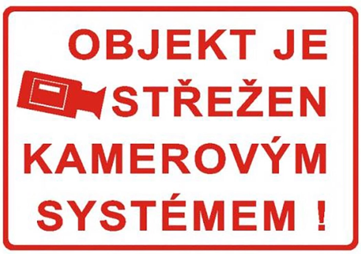 Tabliczka ostrzegawcza – obiekt monitorowany systemem kamer A4 plastik
