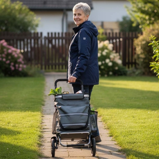 Wygodne manewrowanie dzięki dużym kołom