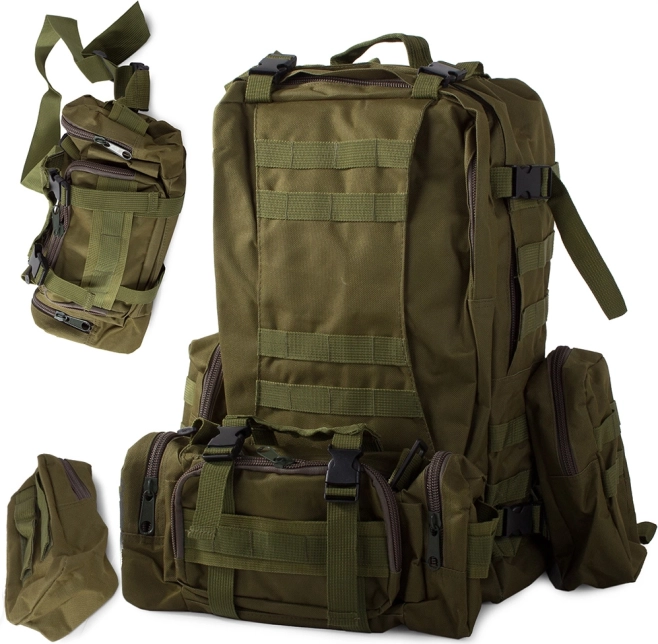 Wojskowy taktyczny plecak survivalowy 48,5 l