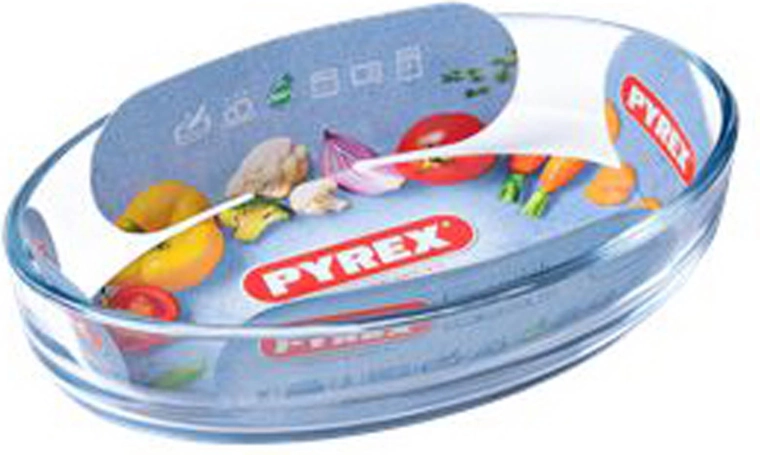 Naczynie żaroodporne owalne PYREX 0,7 l szkło 21 × 13 × 5 cm