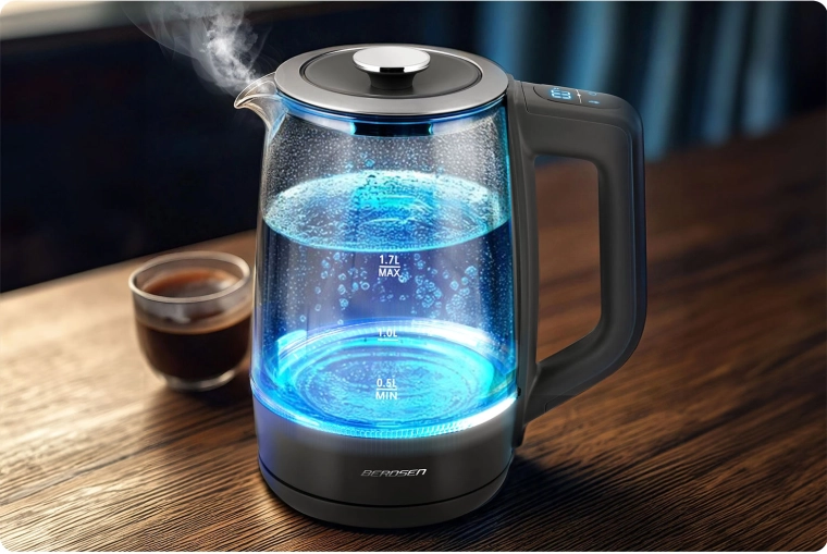 Eleganckie szkło z podświetleniem LED