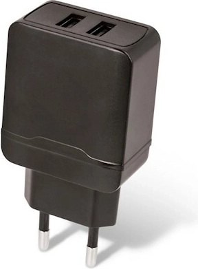 Maxlife ładowarka sieciowa 2× USB Fast Charge 2.4A, czarna