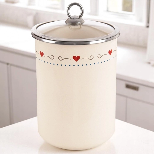 Wysokiej jakości emaliowana stal w eleganckim wzornictwie