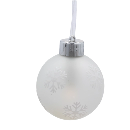 Delikatny zimowy design ze szkła