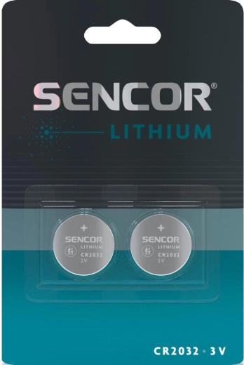 Litowa bateria guzikowa Sencor CR2032 3 V, 2 szt.