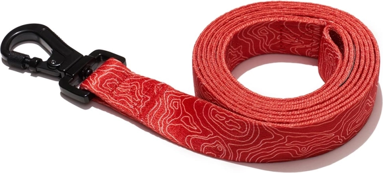 Explorer Dog smycz Kontury czerwony L 170 × 2,5 cm