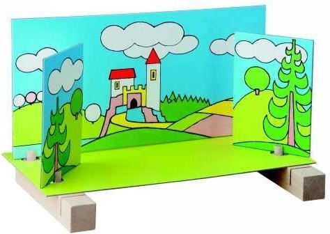 Wymienne dekoracje do różnych scen historii