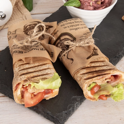 Motyw gazet dla nowoczesnego street‑foodowego wyglądu