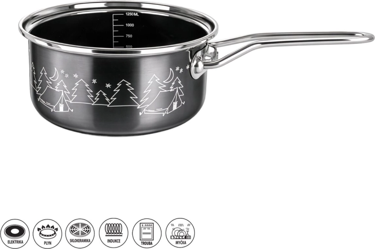 Rondel emaliowany Metalic Lem Camp 18 cm