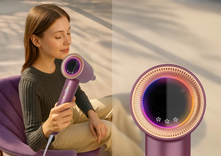 Inteligentna regulacja temperatury z wyświetlaczem LED