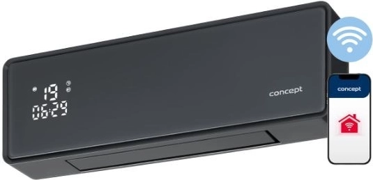 Grzejnik ceramiczny Concept QH4100 szary