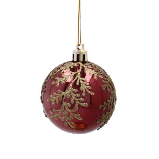 Luksusowy bordowy kolor ze złotą dekoracją