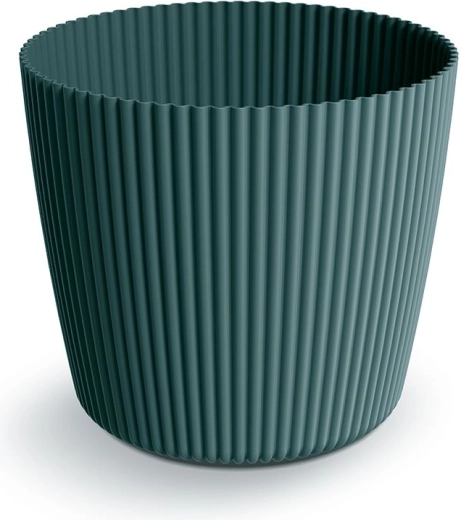 Plastowa doniczka Milly Round 14,6 cm – oceaniczny niebieski