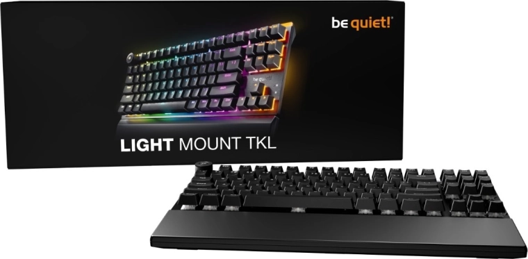 Klawiatura be quiet! Light mount TKL silent tactile