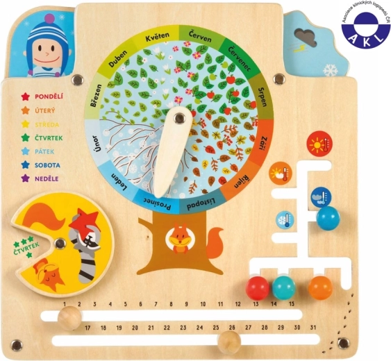 Lucy & Leo Kalendarz przyrody – drewniana tablica edukacyjna
