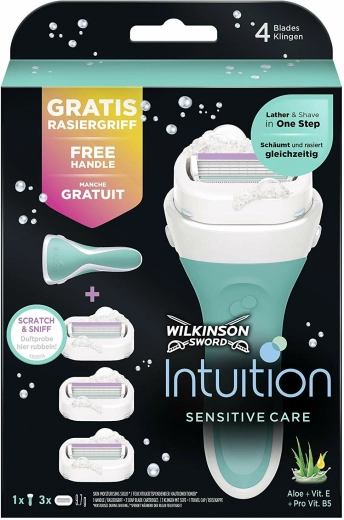 Wilkinson Intuition Sensitive Care damska maszynka do golenia z wymiennymi głowicami