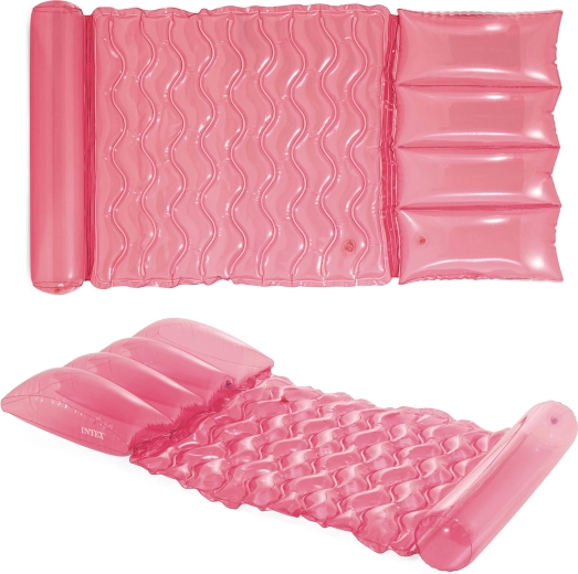 Dmuchać łóżko plażowe INTEX różowe 173 × 89 cm