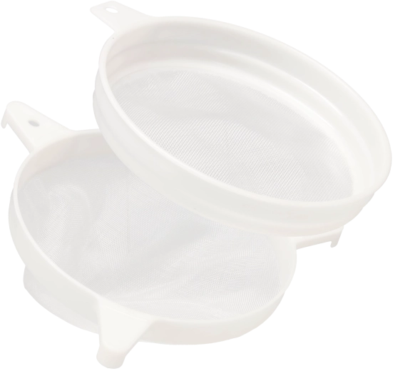 Podwójne nylonowe sito do miodu 24 cm