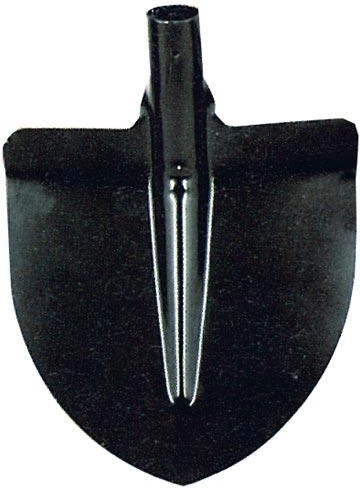 Łopata sercówka bez trzonka, czarna