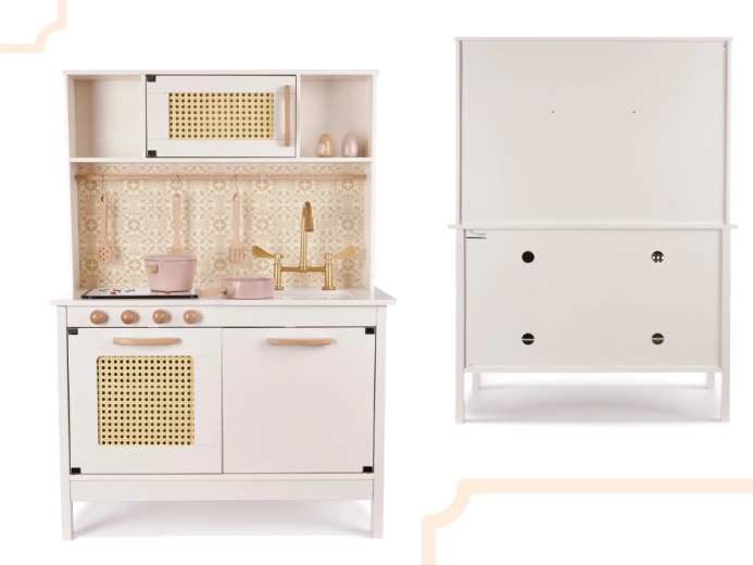 Rattanowe detale i sprytne schowki