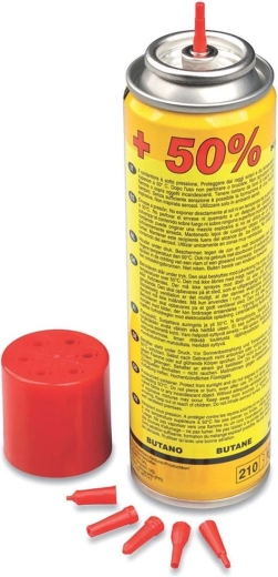 Gaz butanowy do zapalniczek 300 ml z 6 dyszami do napełniania