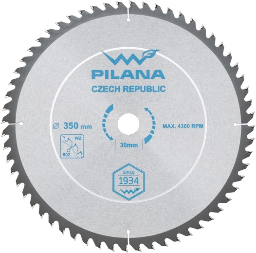 Tarcza pilarska PILANA SK 5255 WZ 350 mm, 60 zębów
