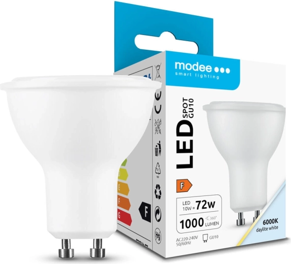 Modee LED żarówka punktowa GU10 10 W 1000 lm zimna biel 6000K