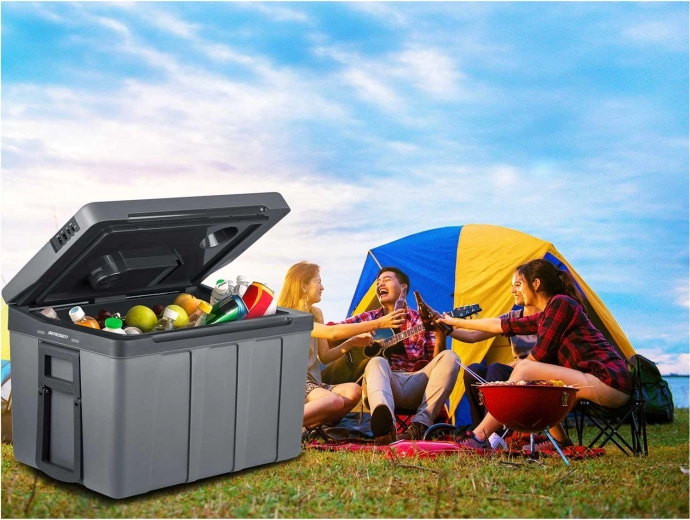 Duża pojemność 50 l dla rodziny i paczki przyjaciół