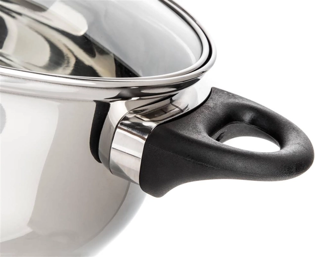 Wytrzymała stal nierdzewna z błyszczącym wykończeniem