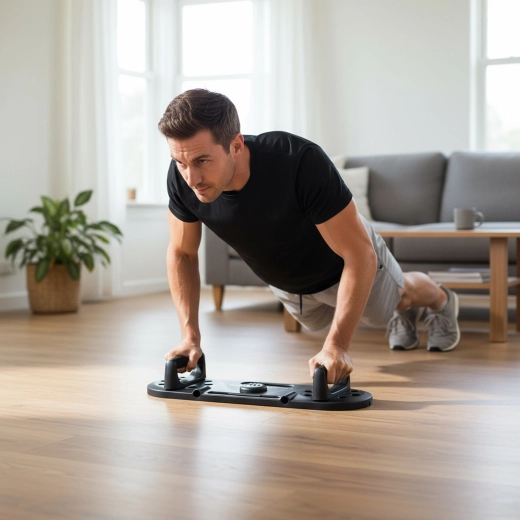 Różnorodne pompki na klatkę, barki i tricepsy