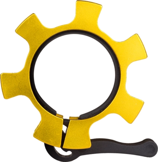 Wytrzymała aluminiowa konstrukcja w kolorze złotym