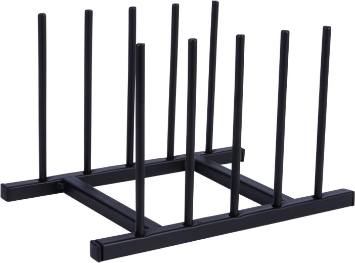 Wytrzymała metalowa konstrukcja w czarnym kolorze