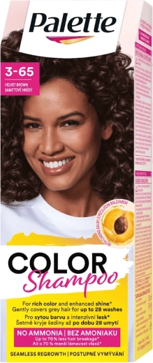 Palette Color Shampoo 3-65 aksamitny brąz 50 ml