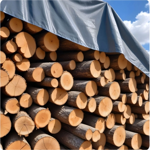 100% wodoodporna ochrona dla drewna, maszyn i ładunku
