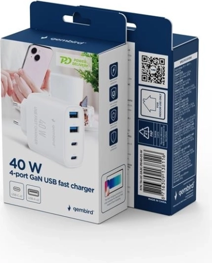 Szybkie ładowanie do 40 W (USB PD + QC 3.0)