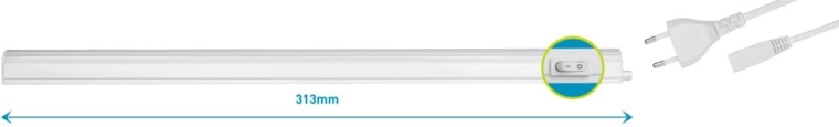 Oprawa LED Retlux T5 4 W 30 cm