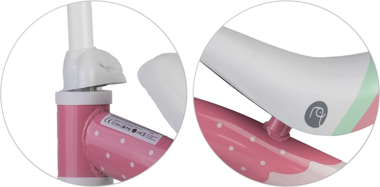 Wytrzymała metalowa rama i lekka konstrukcja