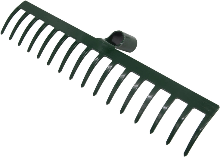 Grabie PROFI 16 zębów ze stali 45,5 cm bez trzonka