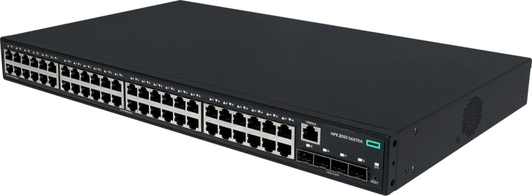 4× porty SFP do uplinku i połączeń sieciowych