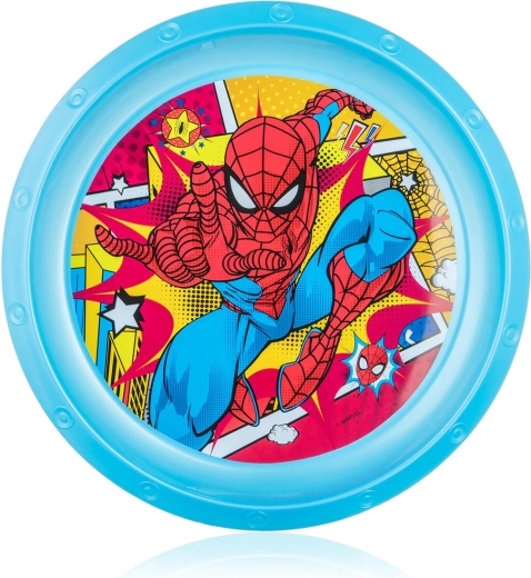 Dziecięcy plastikowy talerz 22 cm SPIDER-MAN