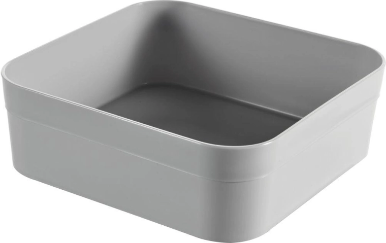 Organizer do szuflady INFINITY 15 × 15 × 5 cm, szary