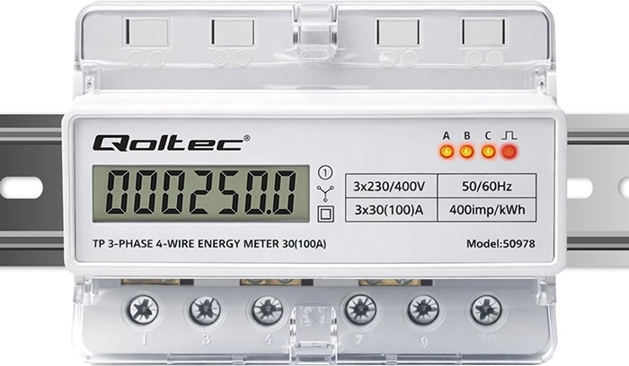 Wskaźnik LED z stałą impulsową 400 imp/kWh