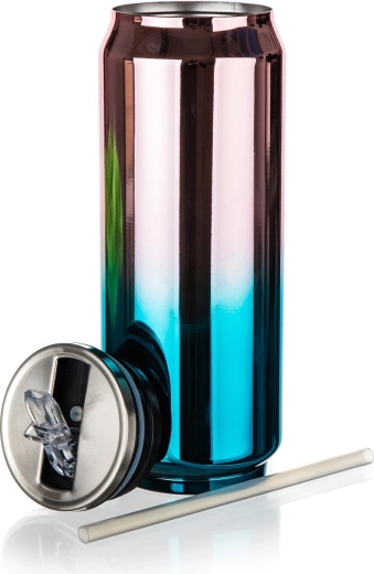 Wygodne picie z pokrywką i słomką