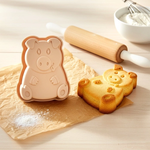 Efektowny trójwymiarowy kształt świnki