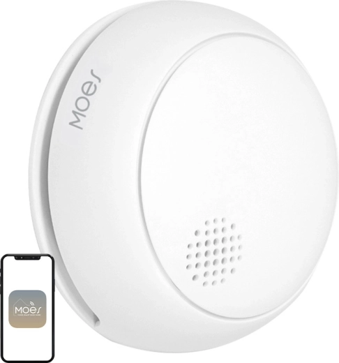 Czujnik dymu Moes ZigBee z alarmem