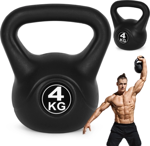 Kettlebell 4 kg ModernHome do treningu siłowego