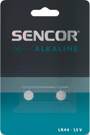 SENCOR alkaliczne baterie guzikowe LR44 1,5 V, 2 szt.