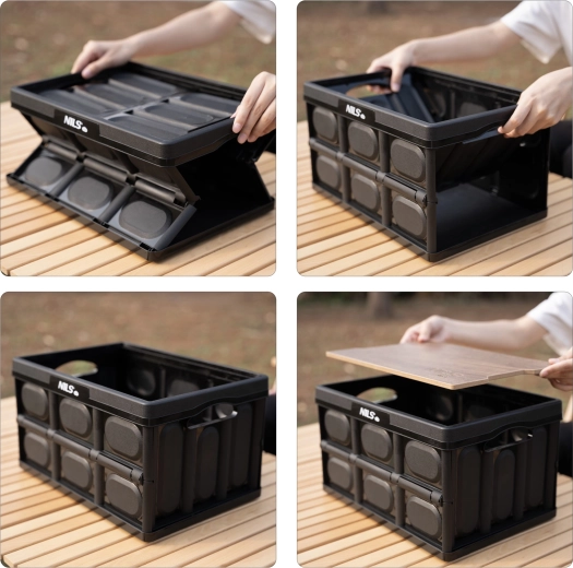 Składana konstrukcja oszczędza miejsce