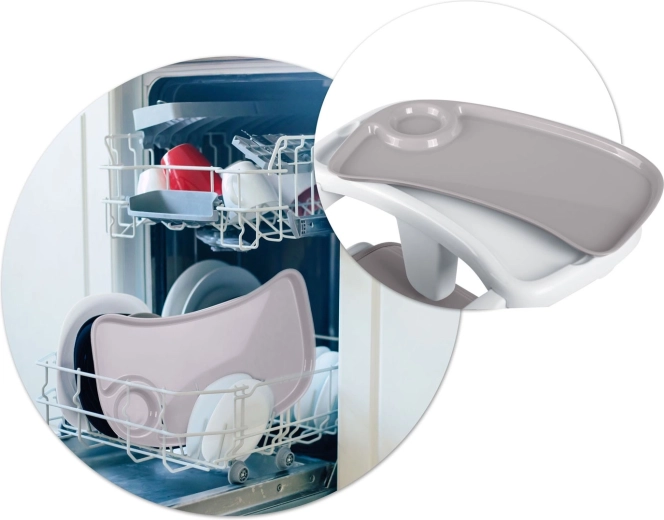 Taca z wkładką do szybkiego czyszczenia