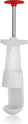 Drylownica do wiśni Culinaria Red, plastik i stal nierdzewna, 19 cm